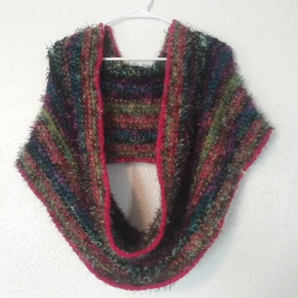 Collection Eighteen women's multicolored infinity scarf - Picture 1 of 9